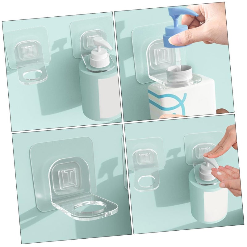 Wall Mounted Bathroom Shelf With Easy Press Non Marking Sticker Design Sturdy Storage Rack - Image 4