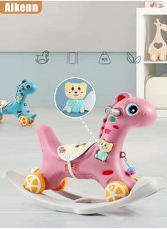 Baby Rocking Horse,Baby Rocking Toy, Kid Ride On Toy For 6 Month-3 Year Old,Balance Bike Ride On Toys With Push Handle,Infant (Boy Girl) Animal Rocker,Toddler/Child Ride Toy (Pink) - pzsku/Z2A2EC5BBE5951F7420C0Z/45/_/1739863562/3e73200a-9109-4fb2-a4bb-933a47566e84