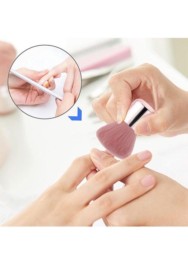 Muyixin جامع غبار الأظافر 80 واط آلة احترافية قوية لتنظيف الأظافر بالفراغ لطلاء الأظافر بالمسحوق الأكريليكي وبوليجيل مع 2 فلتر قابل لإعادة الاستخدام و1 فرشاة لصالونات التجميل الاحترافية، والضروريات وفن الأظافر المنزلي - Image 5