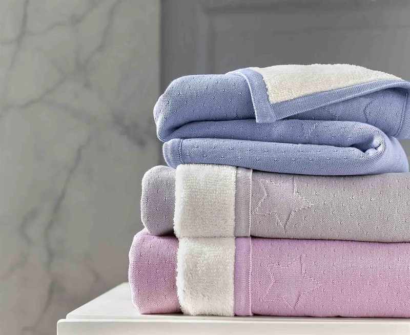 Miespiga Welsoft Winter Cotton Knitwear Baby Blanket Northstar