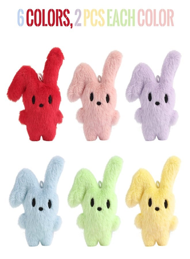 CHHOEAV 12PCS Easter Eggs with Plush Bunny Toys Inside, Cute Stuffed Bunnies, Easter Basket Stuffers Essentials, Easter Egg Fillers Party Favors Gifts for Kids Teens - Image 2