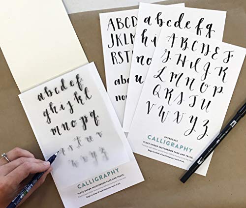 Wildflower Art Studio Brush Lettering Calligraphy Kit • Award-Winning Starter Set for Beginners • Includes Instruction Book, Tracing Pad & Supplies • Gift Set - Kids, Teens, Adults - Image 2