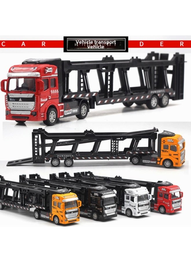 Alloy Big Truck Boy Toy Car Children Simulation Truck Container Trailer Model Transporter Set-Color:Container Transporter ]  - Image 5