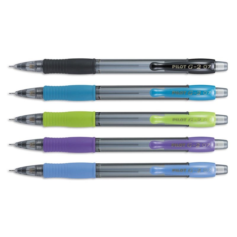Pilot Pen Pilot Mechanical Pencil (31776),Black/ Lime/ Purple/ Turquoise/ Periwinkle,0.7mm - Image 2