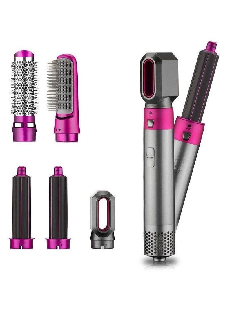 ELTRAZONE Hair Dryer 5 in 1 Hair Blower Brush Hair Curler, Hair Curler, Electric Hair Dryer, Rotating Hot Air Brush for All Hairstyles - Image 2