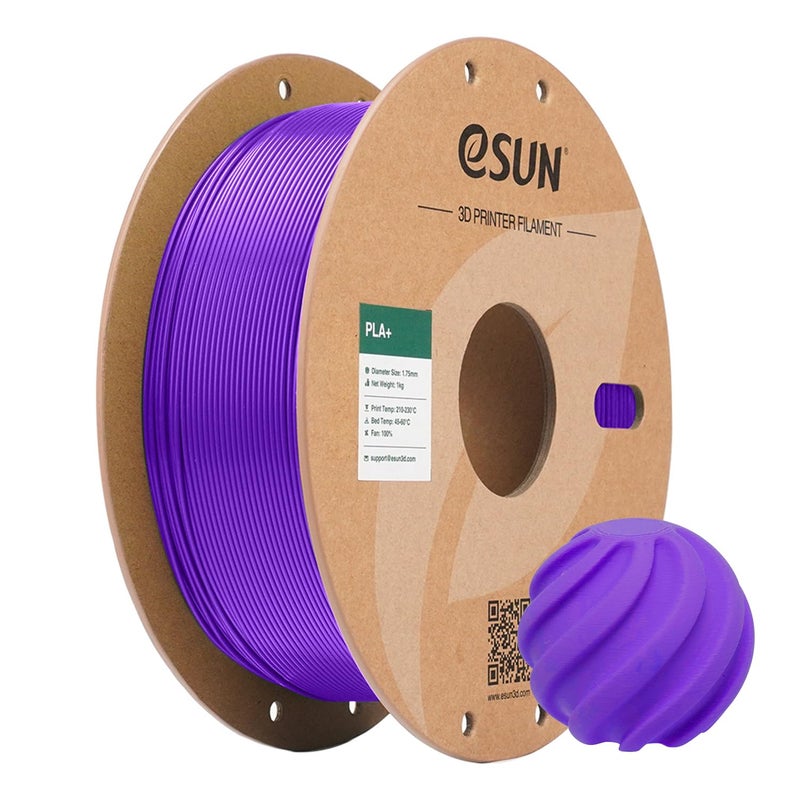 eSUN PLA Filament 175mm 3D Printer Filament PLA Plus Dimensional Accuracy 003mm 1KG Spool 22 LBS 3D Printing Filament for 3D Printers Purple - Image 2
