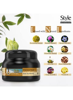 style aromatherapy Professional Repair Almond Hair Mask For Color Treated, Dry, Damaged | For Dry, Damaged & Color Treated Hair | Sls/Sles Free, Paraben Free - 200 Ml, 1 Count  - Image 2