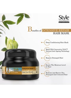 style aromatherapy Professional Repair Almond Hair Mask For Color Treated, Dry, Damaged | For Dry, Damaged & Color Treated Hair | Sls/Sles Free, Paraben Free - 200 Ml, 1 Count  - Image 3