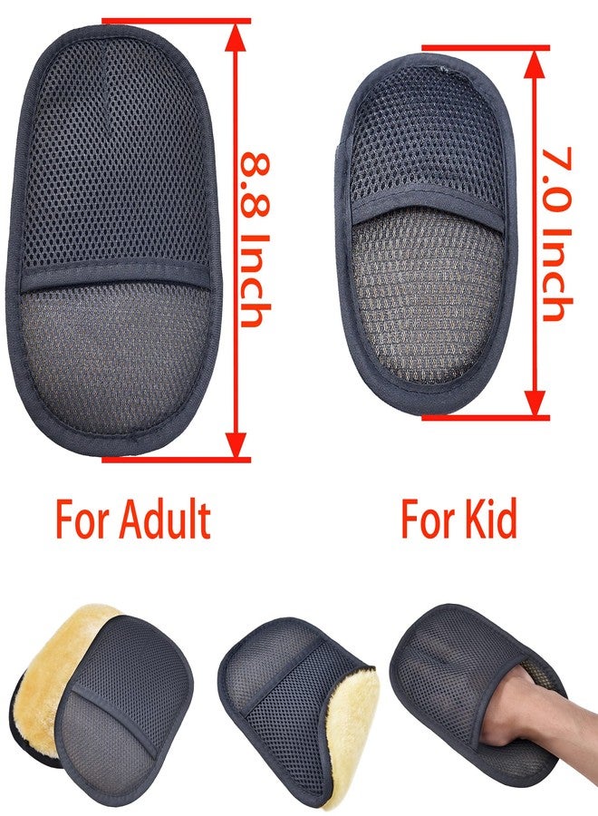 KR. LIF Sand Remover for Beach, 2 Piece Mitt Set, Removes Sand After Beach Days - Image 2