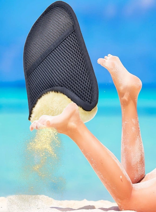 KR. LIF Sand Remover for Beach, 2 Piece Mitt Set, Removes Sand After Beach Days - Image 5