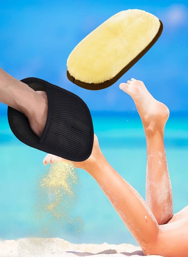 KR. LIF Sand Remover for Beach, 2 Piece Mitt Set, Removes Sand After Beach Days - Image 1