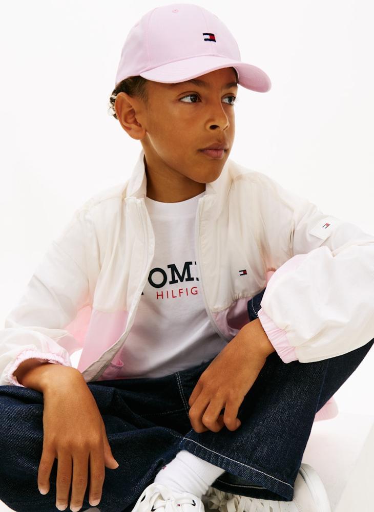 TOMMY HILFIGER Kids' Logo Embroidery Twill Baseball Cap - Image 5