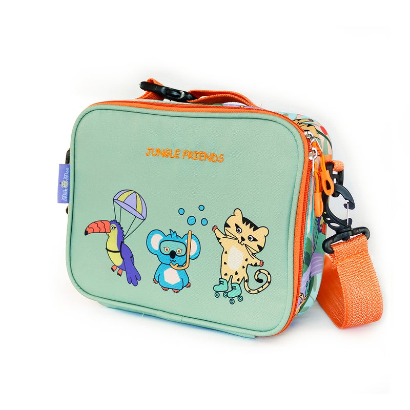 Milk & Moo Kids Backpack with Lunch Bag Combo, School bag Lunch bag Combo set for Girls and Boys, Backpack for Toddlers, Insulated Kids Lunch Bag, Suitable for Preschool, Kindergarten, Elementary Grade - Image 2