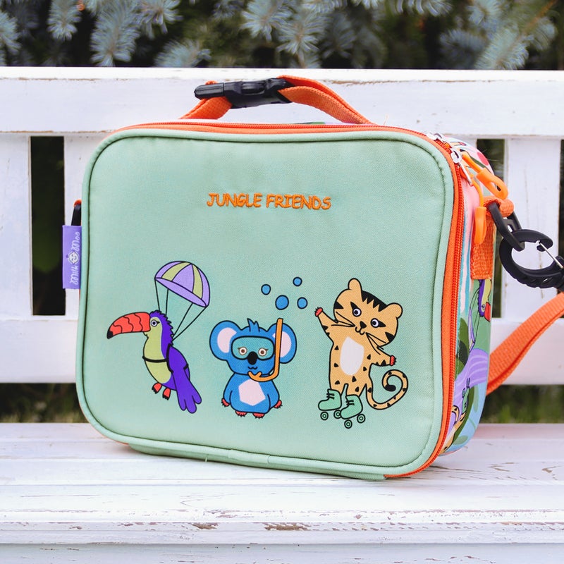 Milk & Moo Kids Backpack with Lunch Bag Combo, School bag Lunch bag Combo set for Girls and Boys, Backpack for Toddlers, Insulated Kids Lunch Bag, Suitable for Preschool, Kindergarten, Elementary Grade - Image 5