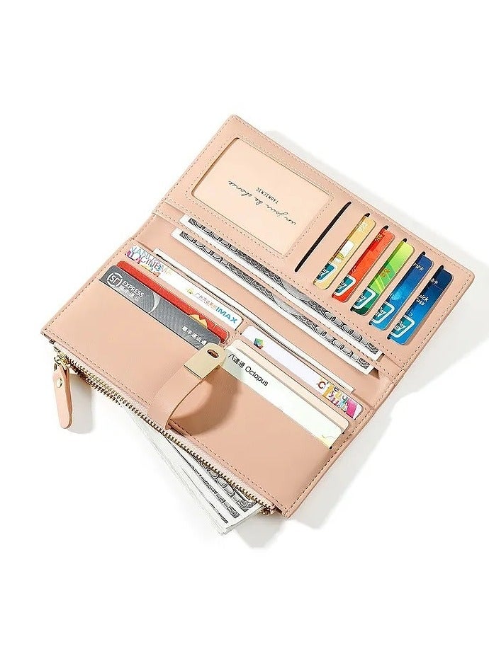 David Jones All Rounder Go to Wallet Model KE0067- Vegan Leather Wallet with zipper and Lock- Wallet with Pockets for All Cards And paper Cash  - Image 2