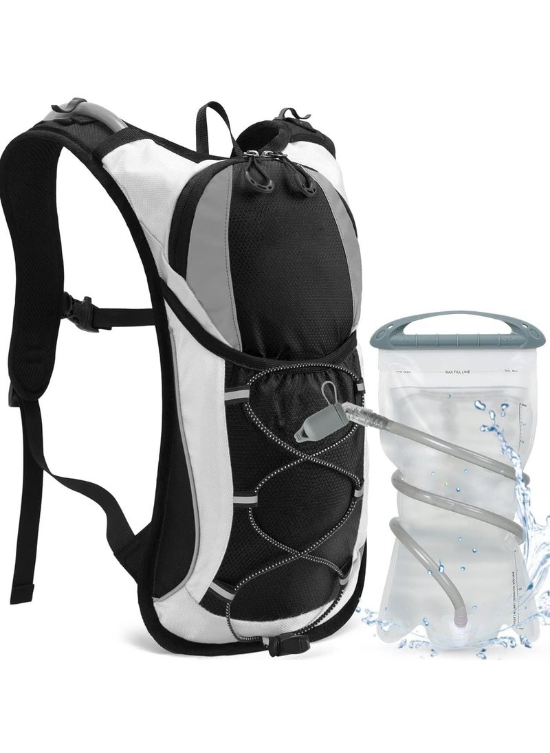 Y&D Hydration Pack Backpack, Lightweight Water Backpack with 2L Leakproof Bladder Daypack for Men Women, Vest Outdoor Trail Running, Hiking, Cycling, Race, Climbing, Camping, Biking  - Image 1