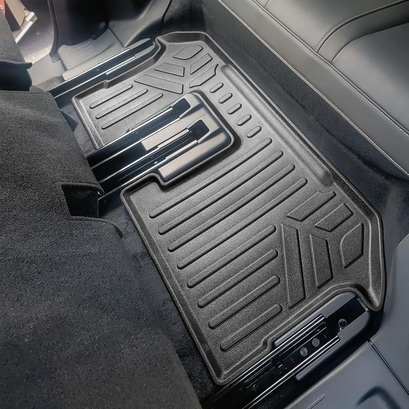 SMARTLINER Custom Fit All Weather Protection 3 Row Floor Mat Liner Set for 2024-2025 Mazda CX90 - Image 5
