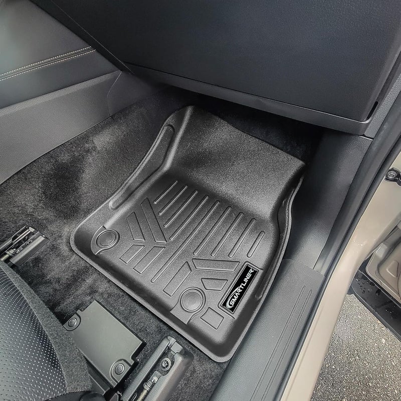 SMARTLINER Custom Fit All Weather Protection 3 Row Floor Mat Liner Set for 2024-2025 Mazda CX90 - Image 3