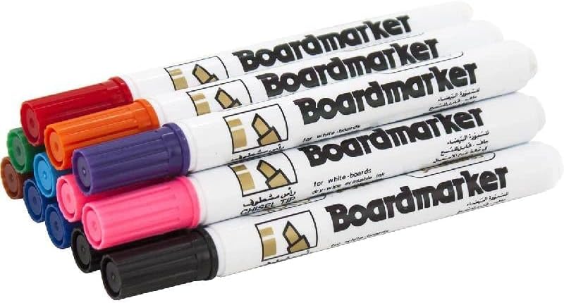 Roco Blue Whiteboard Marker with Chisel Tip Pack of 12 - Image 2