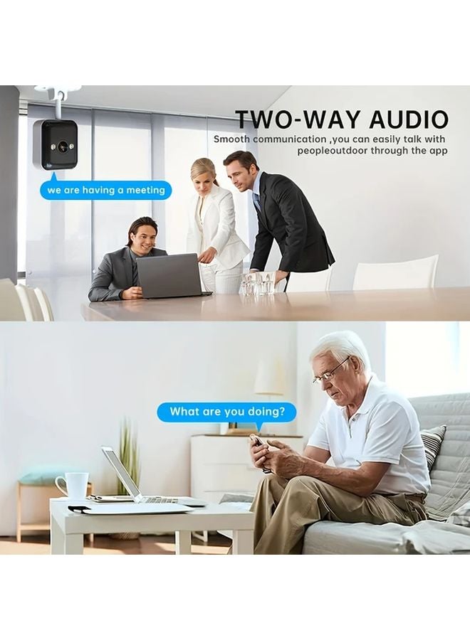 GR98 Color 1080P Full HD Outdoor Security Camera IPX6 Two Way Audio Motion Detection - Image 4