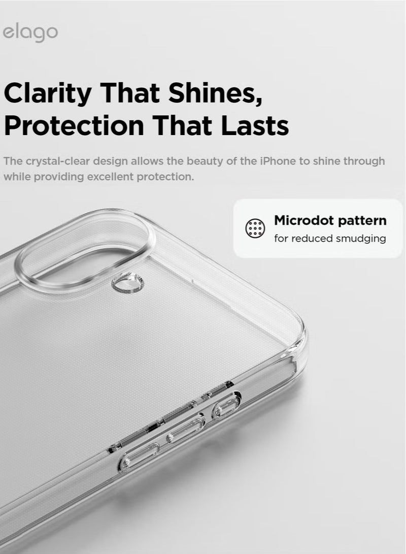 Hybrid Clear for iPhone 16 Plus Military Grade Drop Protection Case Cover - Transparent - Image 4