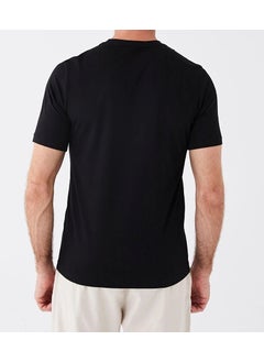 Men's Black 100% Cotton Crew Neck Short Sleeve T-Shirt - pzsku/Z2A2F70EF4AEA5FEA79D3Z/45/_/1728063670/aa88b64a-bf80-4200-8e3e-993f27b8be3e