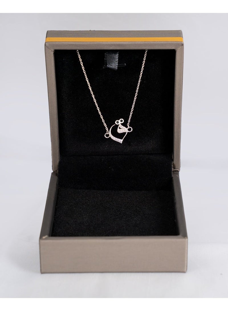 Kannan Jewels 925 Sterling Silver Arabic Letter Pendant - Image 3