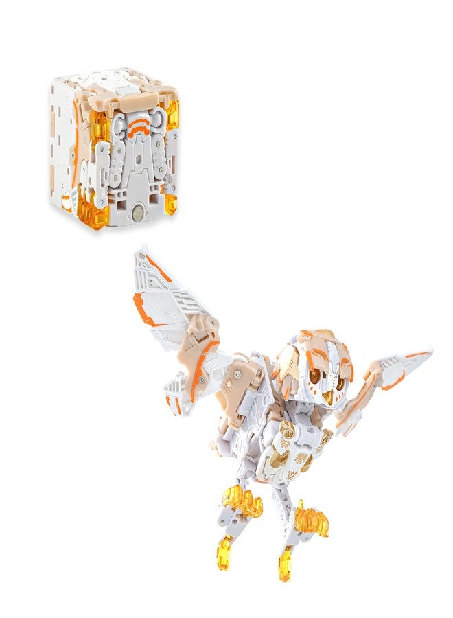 52TOYS BEASTBOX BB-41 وايت نويس لعبة تحولات البومة، 2/8.86 بوصة 2 في 1 ألعاب تحولات قابلة للجمع للأولاد، هدايا حفلات أعياد الميلاد، للأعمار 15 وما فوق - Image 1
