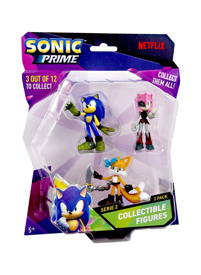 SONIC Figure Blister 3-in-1 Pack, Assorted 1 Piece (Style & Color May Vary) | Collectible Figure | Action Figure | Perfect Gift for Kids and Collectors  - Image 2