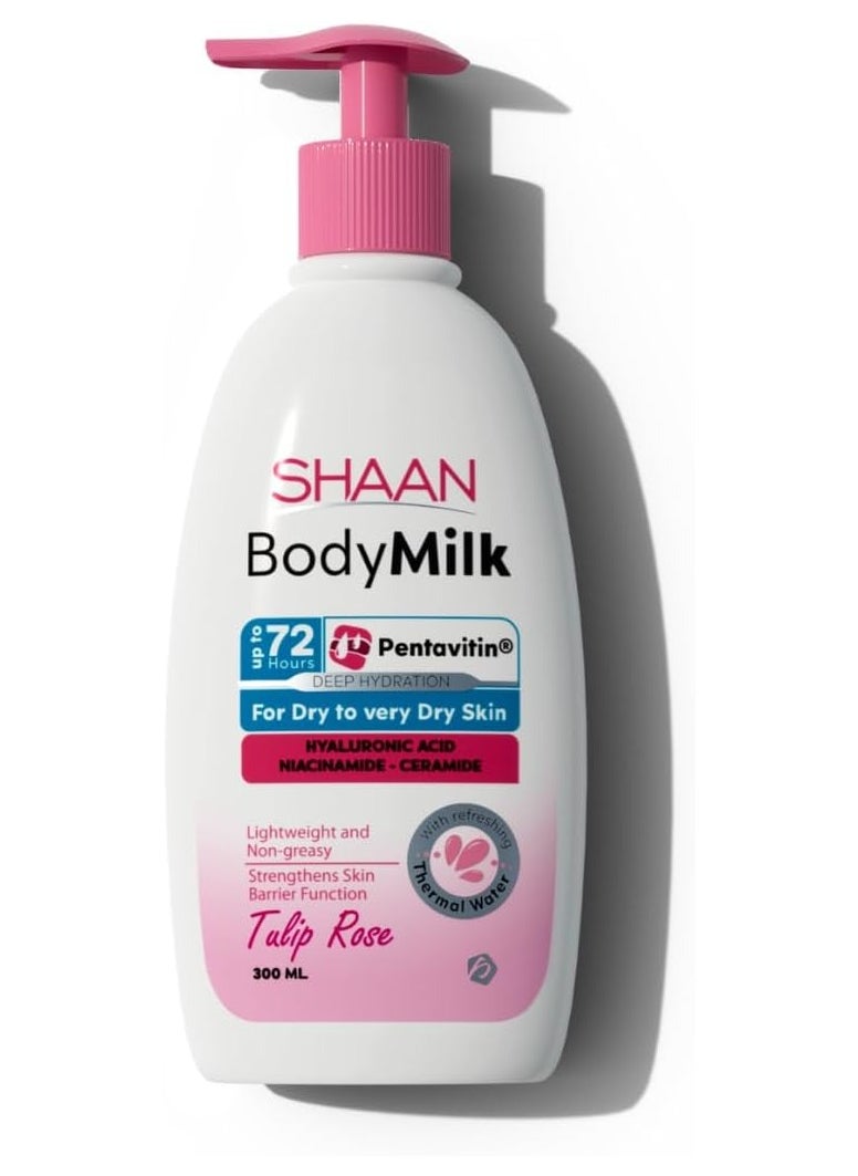 Shaan Body Milk Tulip Rose 300ML 