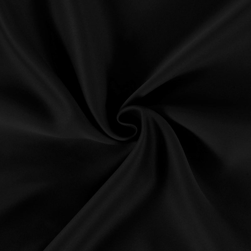 LEMOMO Black Thermal Blackout Curtains/52 x 54 Inch/Set of 2 Panels Room Darkening Curtains for Bedroom - Image 5