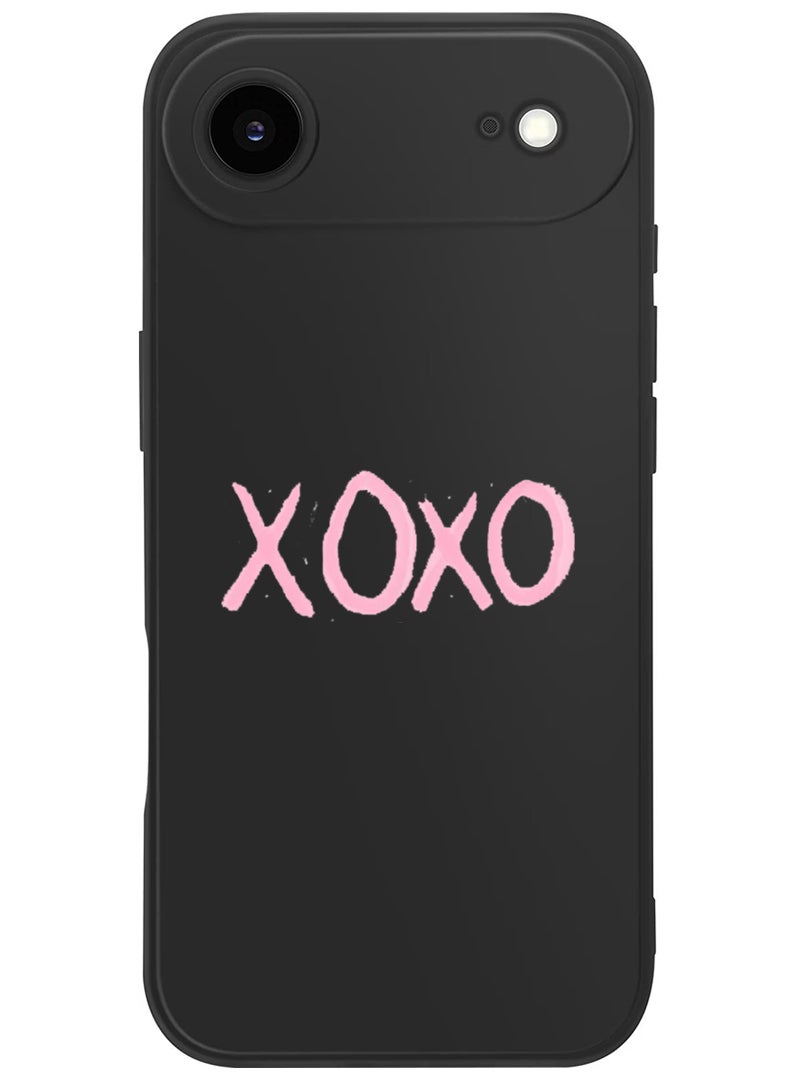 Theodor Protective Slim Fit Case Liquid Silicone Cover with Full Body Protection Anti-Scratch Shockproof Case For Apple iPhone 17 Air (Black) XOXO - Image 1