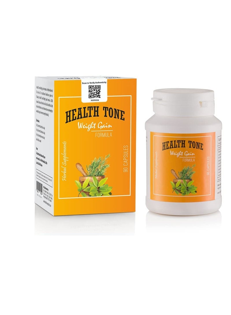 Health Tone Weight Gain Supplements Safe And Effective Herbal Capsules - Image 1