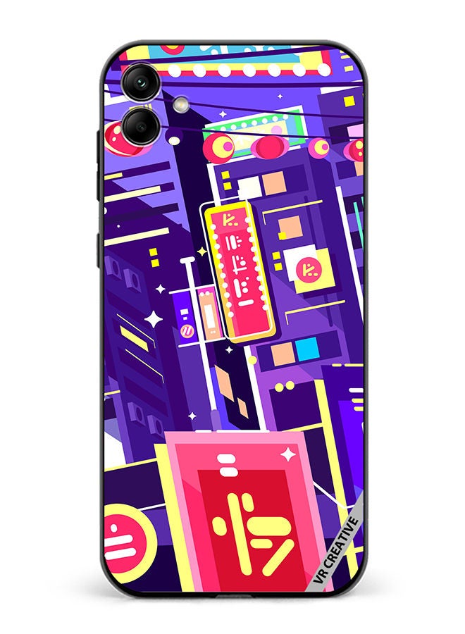 VR CREATIVE Protective Case Cover For Samsung Galaxy A04 Evening Chinese City Design Multicolour - Image 1