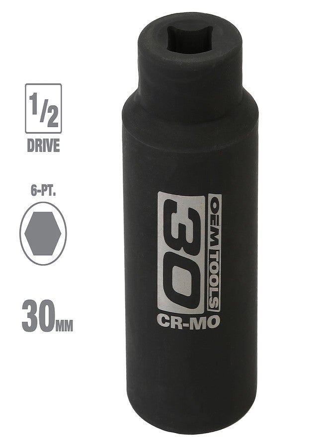 OEMTOOLS 25203 30mm Axle Nut Socket 1/2 Inch Driver, 30 mm Socket, 30 mm Socket 6 Point, 30mm Axle Nut Socket - Image 2