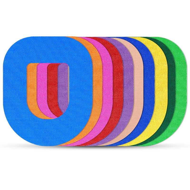 OBUZOO 20 Pack Omnipod 5 Overpatches Waterproof Adhesive Patches for OmnipodHypoallergenic LatexFree Pod Pals Omni pod 5 Adhesive OverlayPreCut TapeMultiColored - Image 3