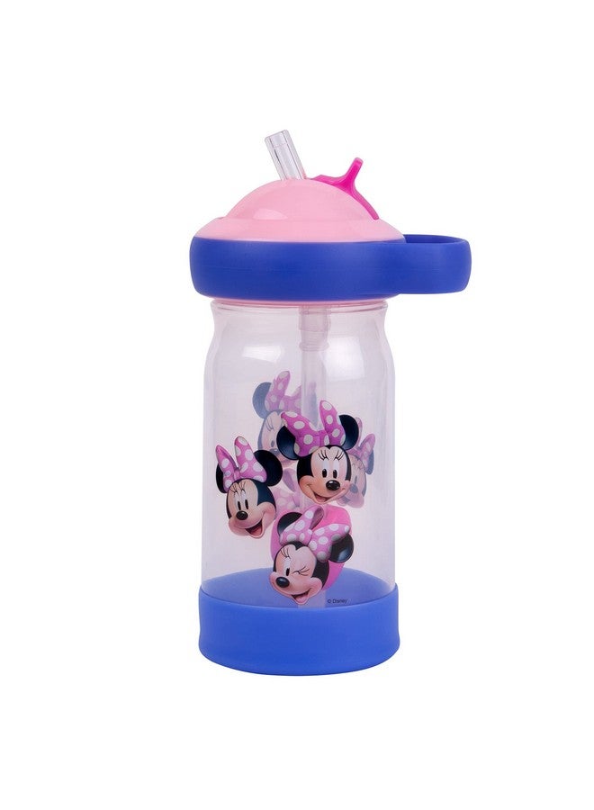 ذا فيرست ييرز زجاجة مياه ديزني ميني ماوس Sip & See للأطفال من ذا فيرست ييرز - زجاجة مياه للأطفال الصغار - كوب مقاوم للانسكاب - 12 أونصة - Image 1