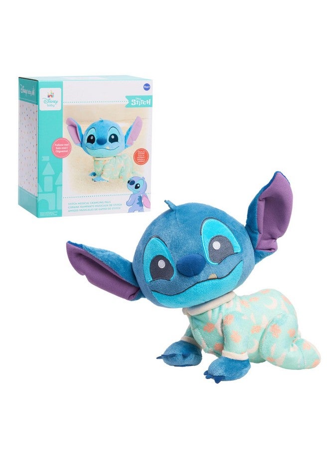 Just Play Disney Baby Musical Crawling and Talking Pals, Stitch, Interactive Plush Toy, Kids Toys for Ages 09 Month - Image 1