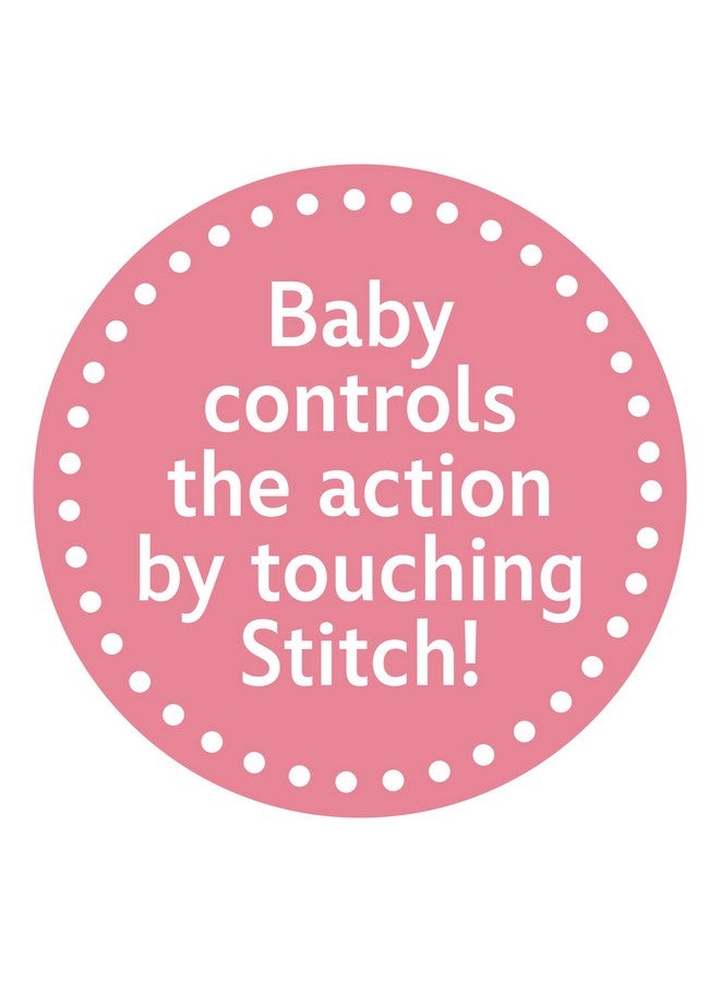 Just Play Disney Baby Musical Crawling and Talking Pals, Stitch, Interactive Plush Toy, Kids Toys for Ages 09 Month - Image 5