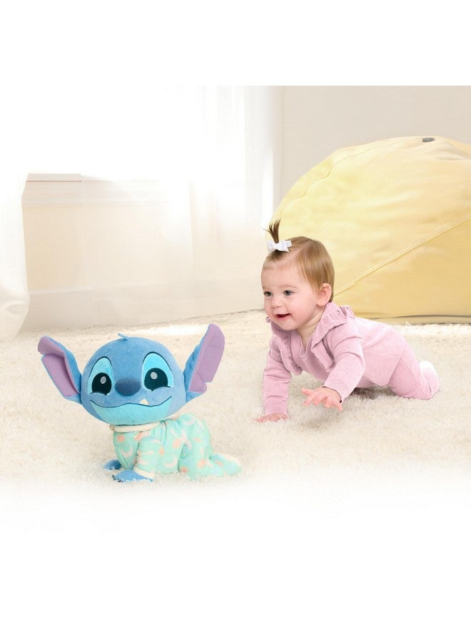 Just Play Disney Baby Musical Crawling and Talking Pals, Stitch, Interactive Plush Toy, Kids Toys for Ages 09 Month - Image 2