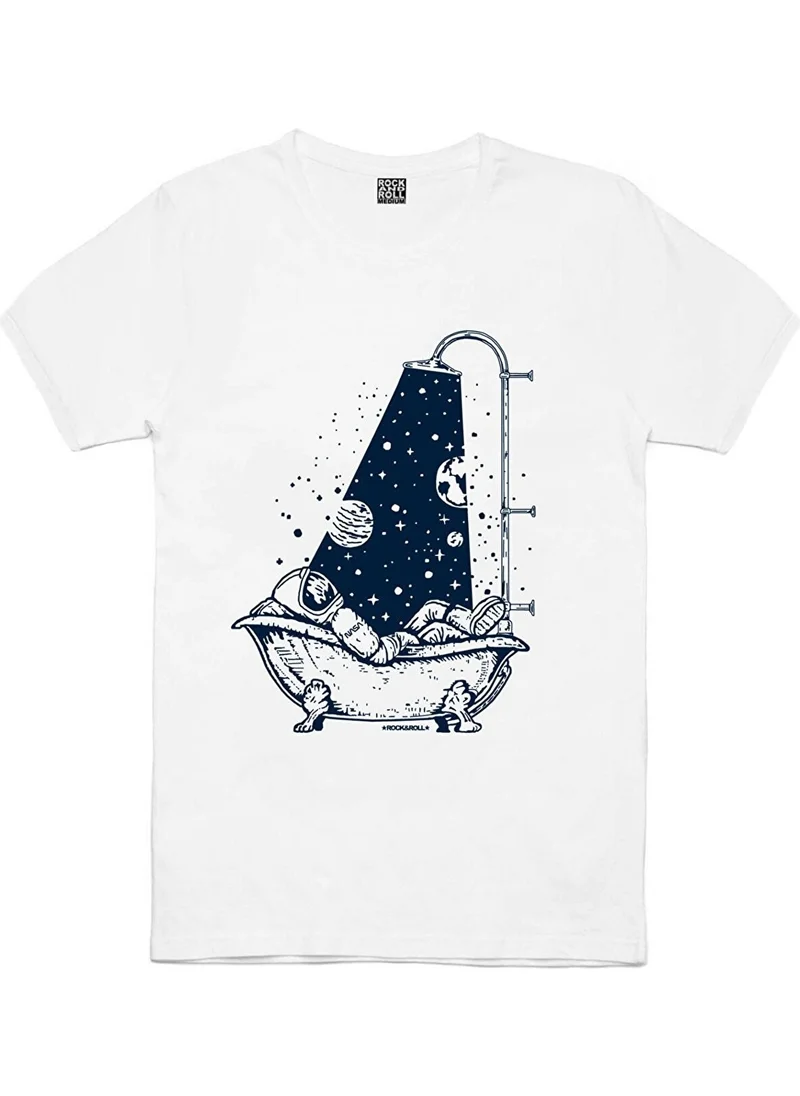 Rock&Roll Graffiti Astronaut, Astro Shower Women's 2-Piece Eco Pack T-Shirt