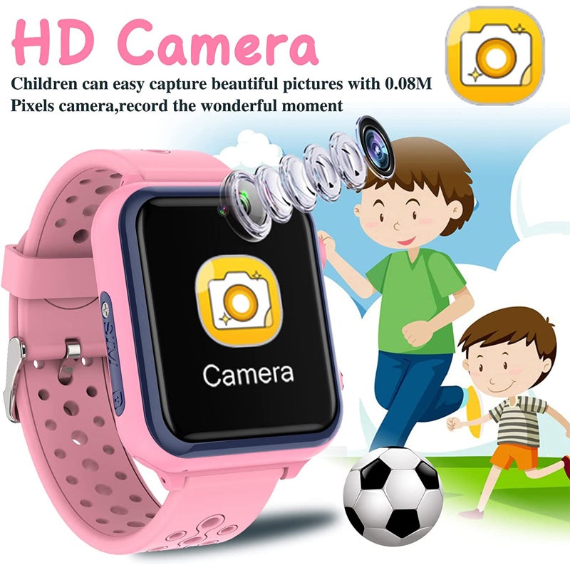 1.44 Inch IPS HD Color Touch Screen 2G Network Kids Watch with Dual-way Call Waterproof Function Flashlight Camera Recorder Alarm Clock Calculator 80000 Pixel 400mAh Battery 32MB Memory Built-in 16 - Image 2
