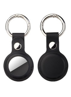 Apple AirTag Leather Case PU Protective Case Key Chain Six Color