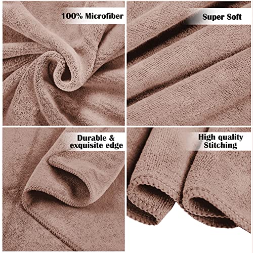 Sassoon Venir Microfiber 1 Piece Women Bath Towel 450 GSM (60x120cm, Peanut Color) Ultra Soft Material, Towel for Daily use - Image 5