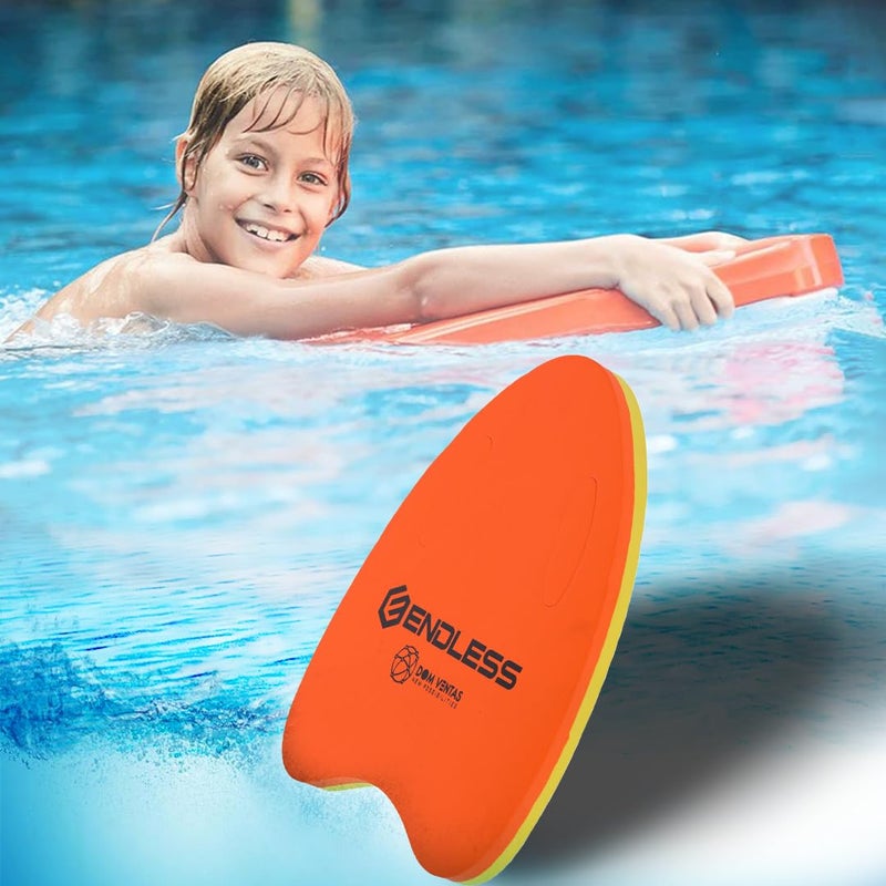 Endless EL1013 Swimming Kickboard With Comfortable Design | Orange | Material : EVA |  For Beginners Swimming Training Floaters | For Kids and Adults Floating Pads - Image 2