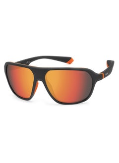 Polaroid Unisex Polarized Rectangular Sunglasses - Pld 2152/S Black Millimeter - Lens Size: 59 Mm  - Image 1