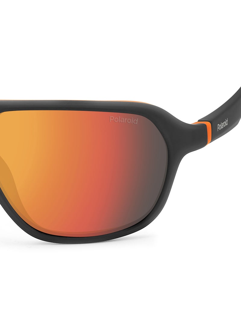Polaroid - Unisex Polarized Rectangular Sunglasses - Pld 2152/S Black Millimeter - Lens Size: 59 Mm - Image 1