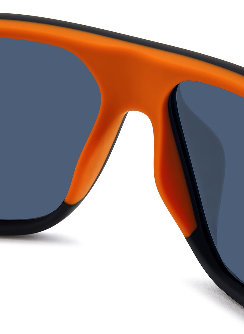 Polaroid Unisex Polarized Rectangular Sunglasses - Pld 2152/S Black Millimeter - Lens Size: 59 Mm  - Image 5
