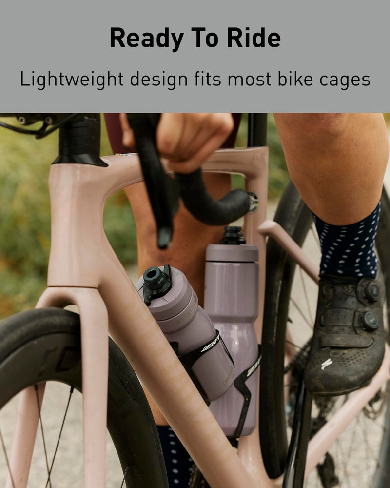 كاميلباك Camelbak المنصة الصلب معزولة معزولة الفولاذ المقاوم للصدأ زجاجة مياه - لركوب الدراجات والرياضة - يناسب معظم أقفاص الدراجات 18 أوقية - الحجر - Image 4