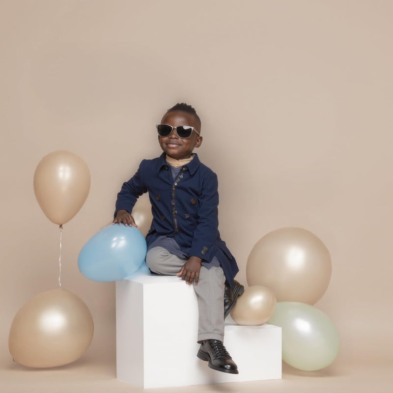 Kate Seamless Paper Backdrop Beige Cream Paper Backdrop for Photoshoot (86''x32.8' Ivorine) - Image 3
